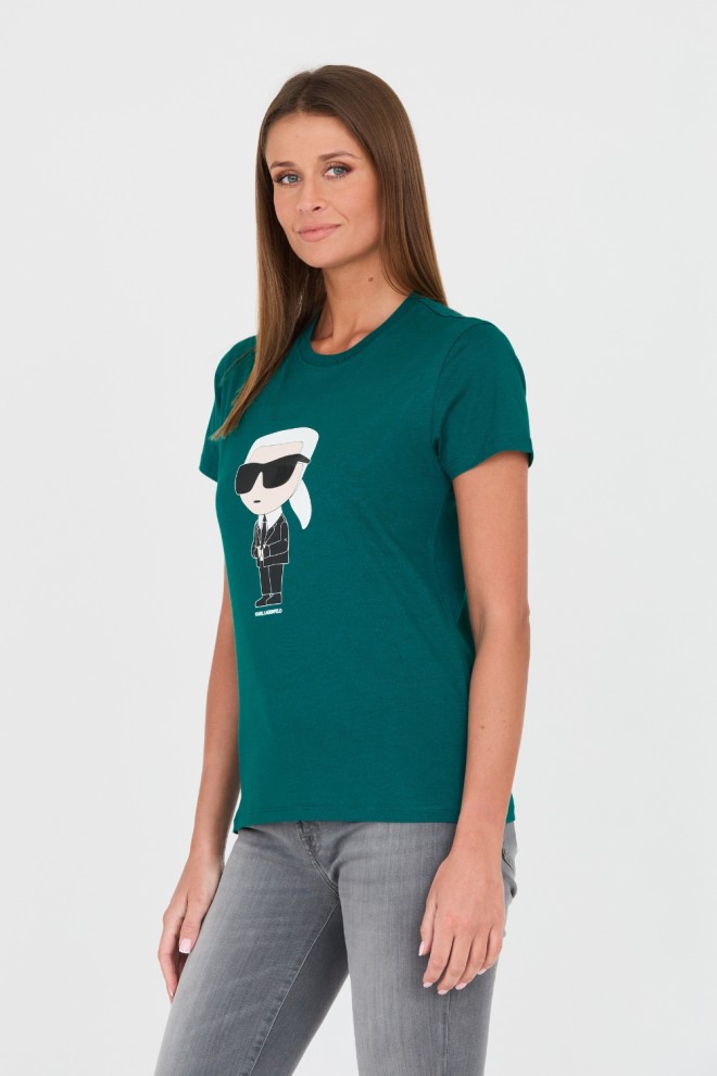 KARL LAGERFELD Tricou verde Karl pentru femei