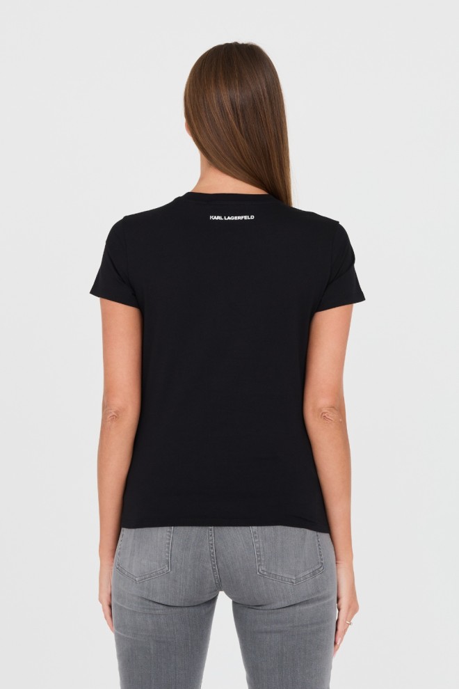 KARL LAGERFELD Black Boucle Choupette t-shirt