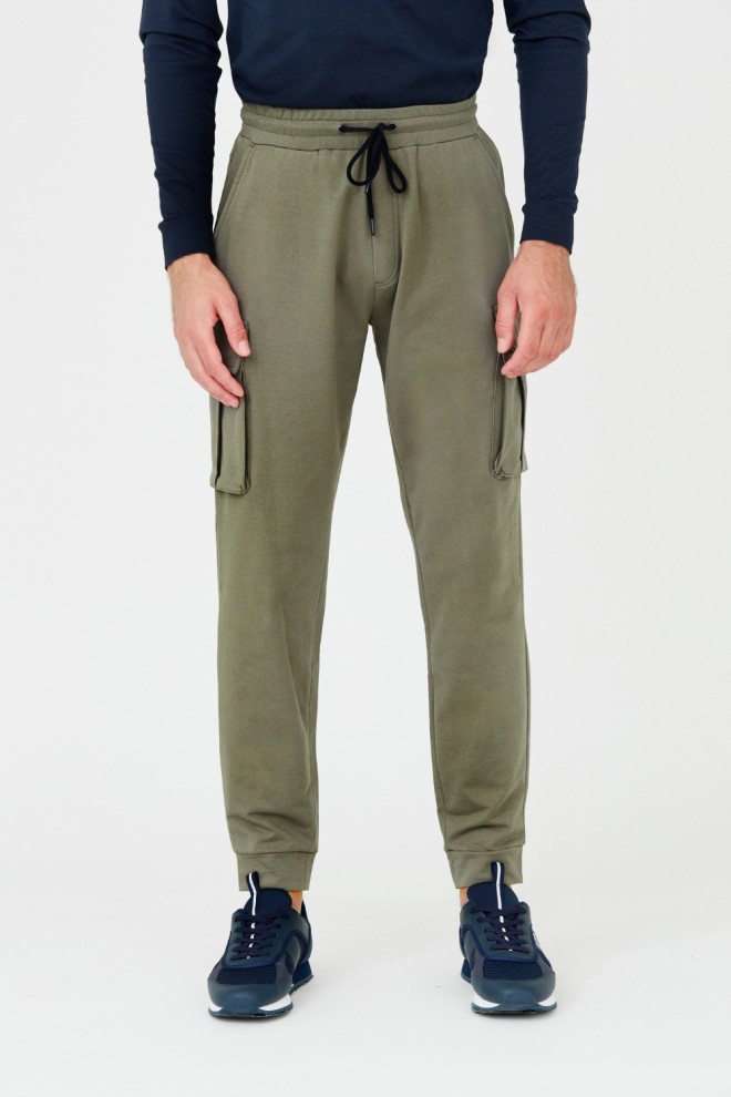 AERONAUTICA MILITARE Green sweatpants