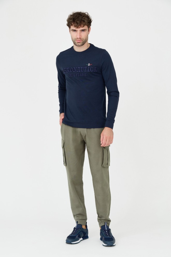 AERONAUTICA MILITARE Green sweatpants