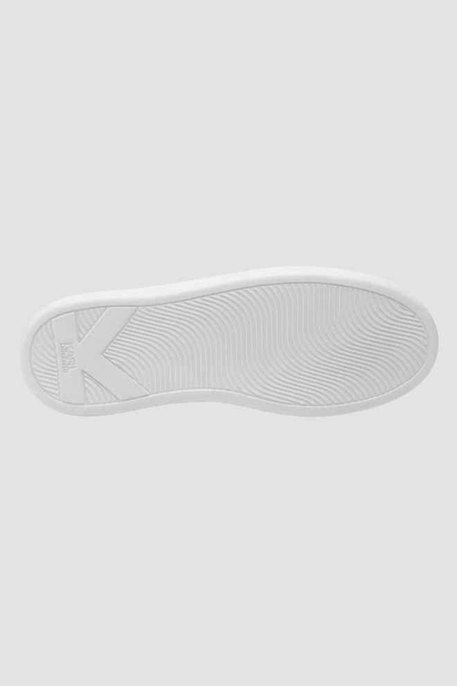 KARL LAGERFELD Białe sneakersy Kapri Nft Lo Lace