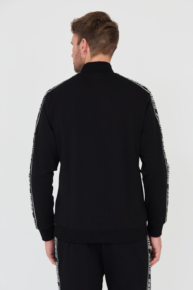 GUESS Tricou negru pentru bărbați