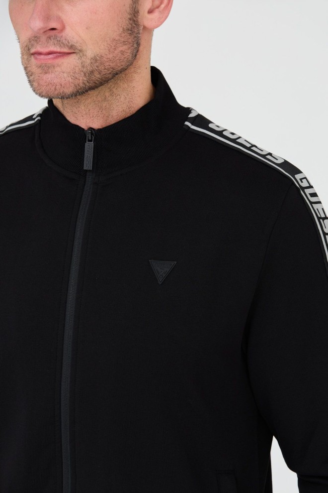 GUESS Tricou negru pentru bărbați