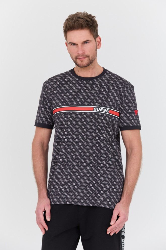 GUESS Czarny t-shirt Jamey