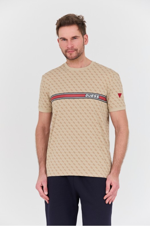 GUESS Beige Jamey t-shirt