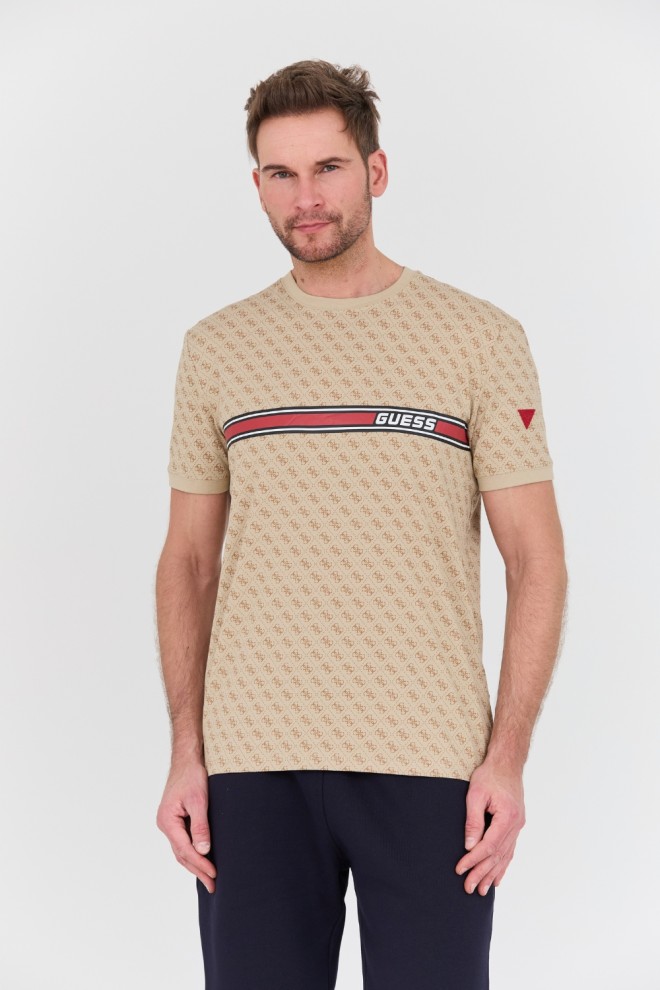 Tricoul Jamey pentru bărbați GUESS Beige