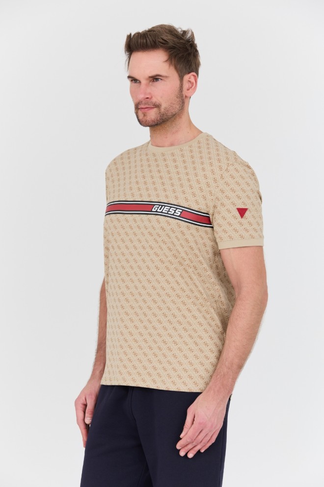 Tricoul Jamey pentru bărbați GUESS Beige