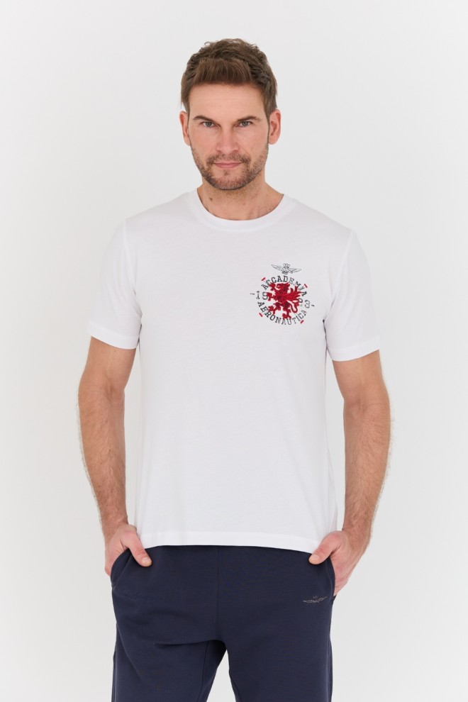 AERONAUTICA MILITARE White M.C. t-shirt.