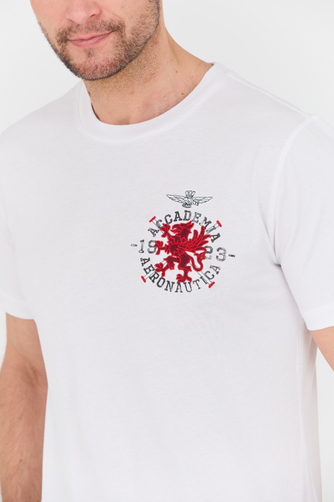 AERONAUTICA MILITARE White M.C. t-shirt.