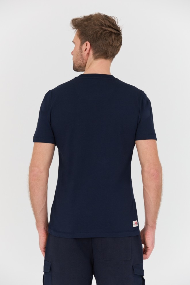 AERONAUTICA MILITARE Navy blue M.C. t-shirt.