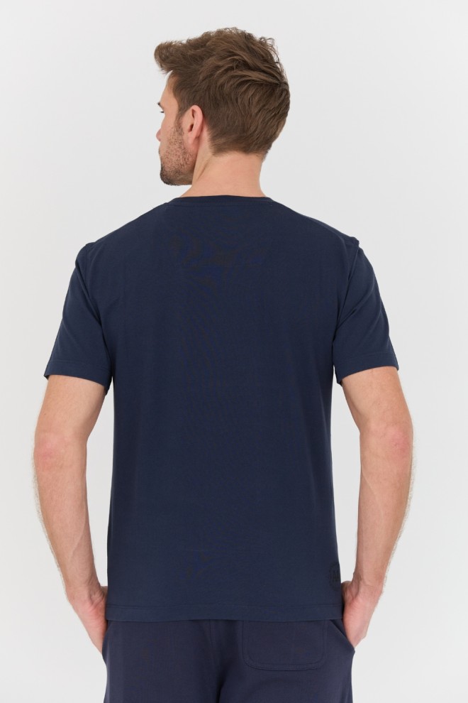 AERONAUTICA MILITARE Navy blue M.C. t-shirt.