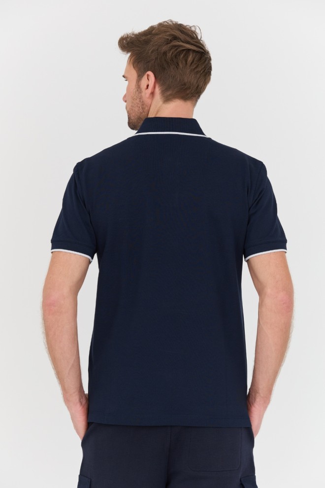 AERONAUTICA MILITARE Navy blue Polo M.C. crossbow.