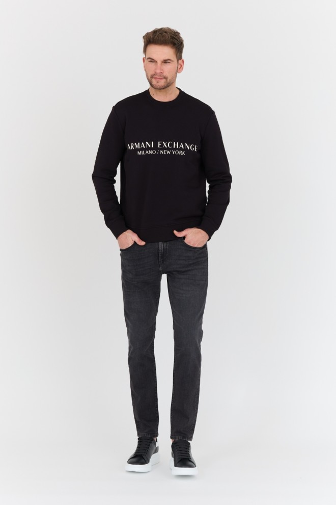 ARMANI EXCHANGE Black sweatshirt