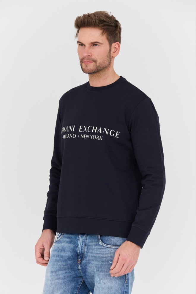 ARMANI EXCHANGE Navy blue sweatshirt