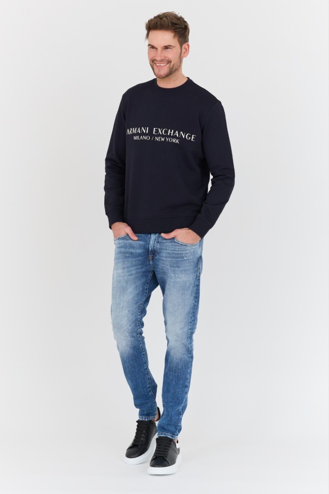 ARMANI EXCHANGE Navy blue sweatshirt