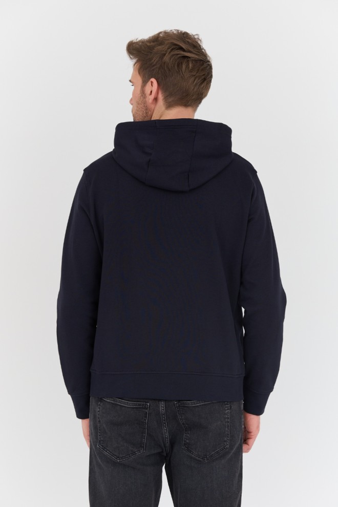 ARMANI EXCHANGE Navy blue hooded sweatshirt