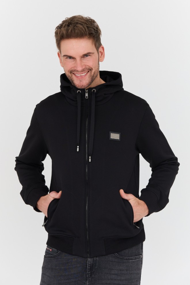 DOLCE & GABBANA Hanorac negru pentru bărbați