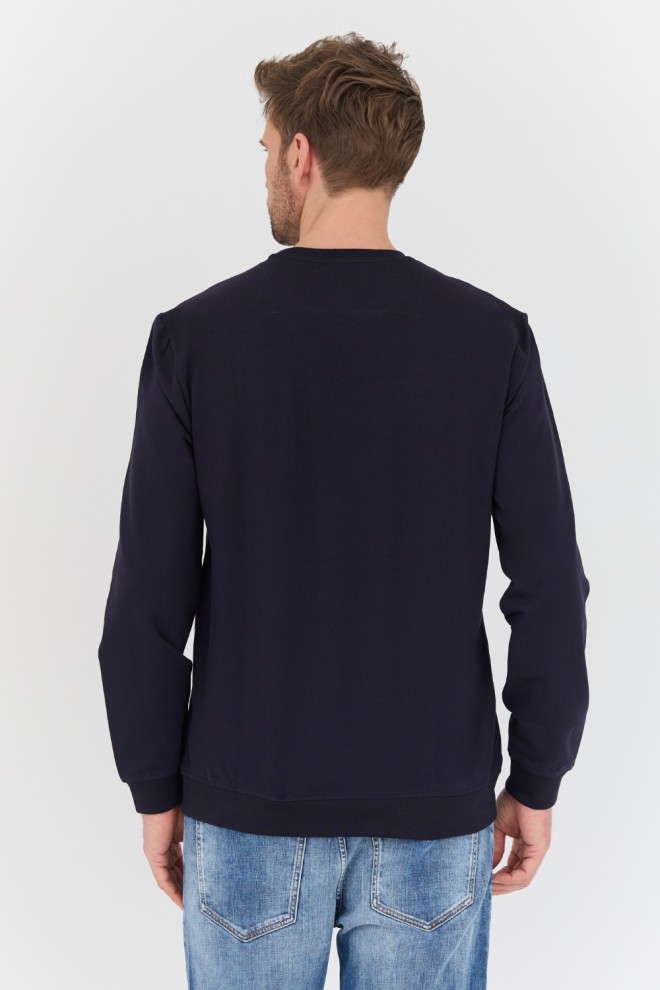 GUESS Navy blue Audley sweatshirt