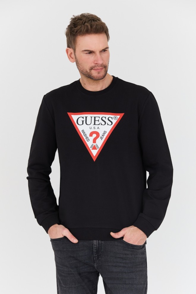 Світшот GUESS Black Audley