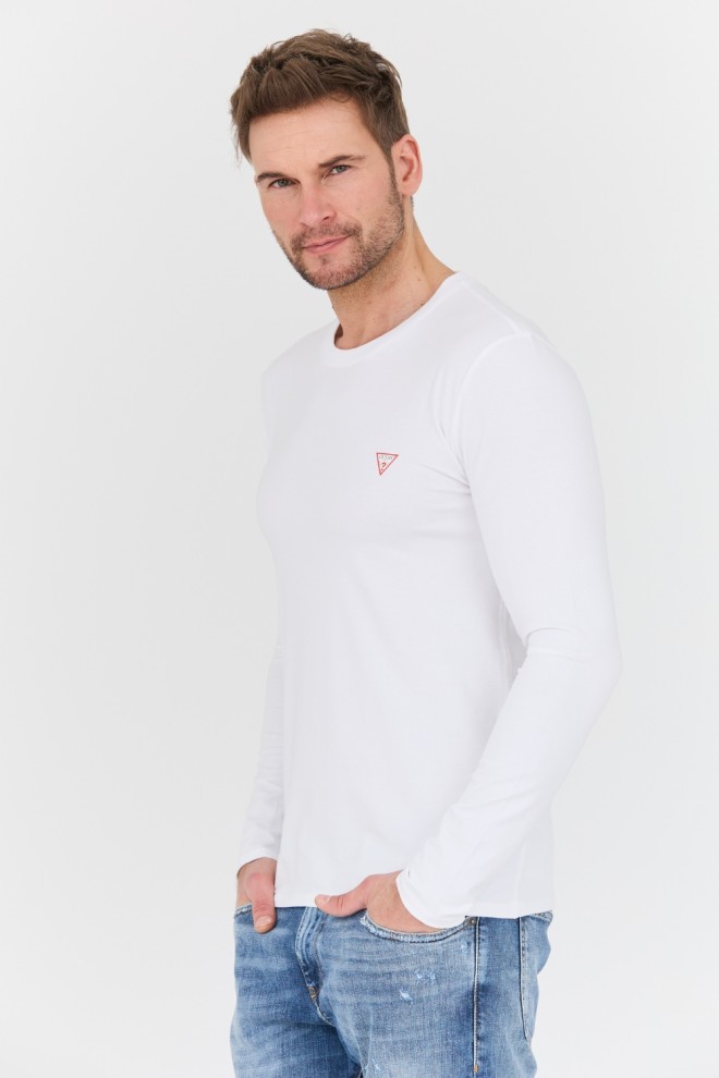 GUESS White Core Tee Longsleeve