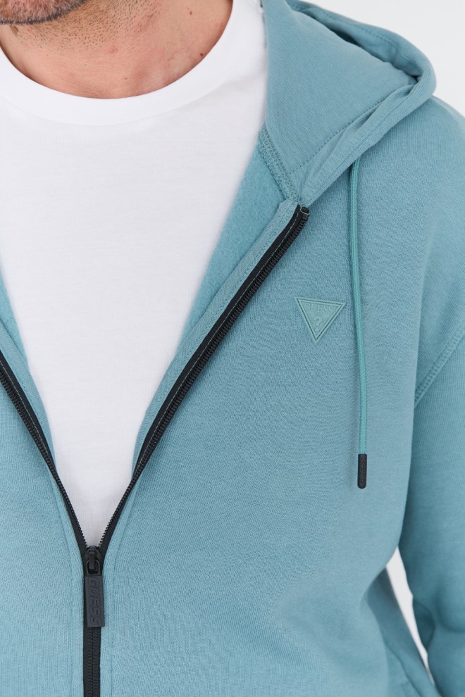 Hanorac GUESS Aldwin turcoaz pentru bărbați