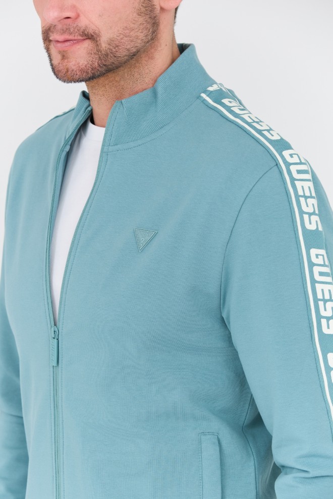 GUESS Turquoise Full Zip Sweatshirt