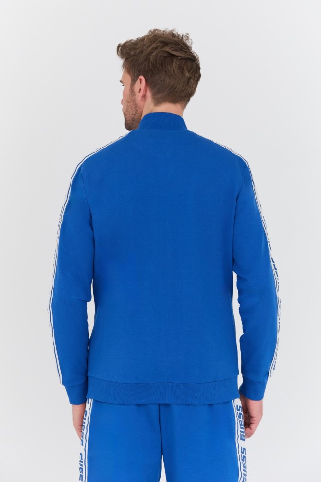 GUESS Blue Full Zip Sweatshirt