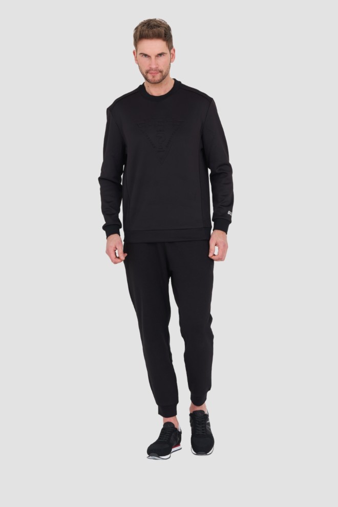 GUESS Tricou negru pentru bărbați