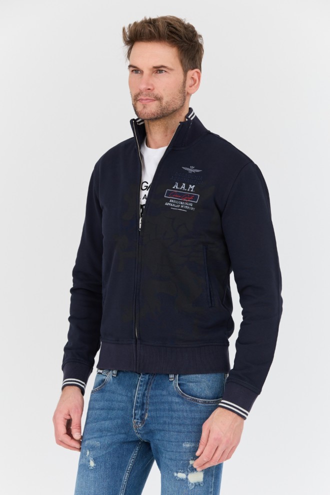 AERONAUTICA MILITARE Navy blue Felpa sweatshirt