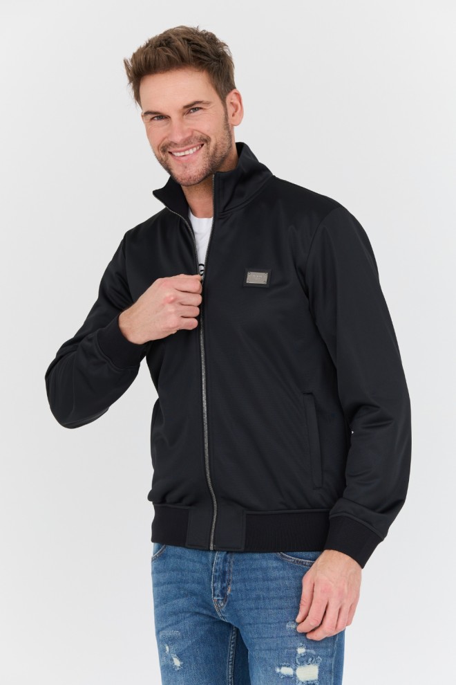 DOLCE & GABBANA Bomber negru pentru bărbați