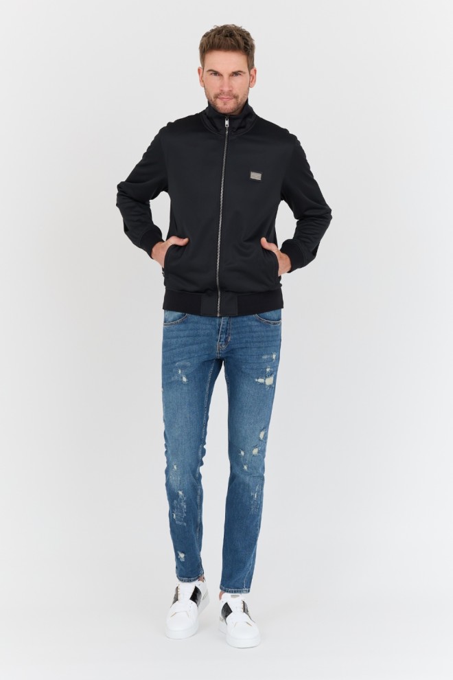 DOLCE & GABBANA Bomber negru pentru bărbați