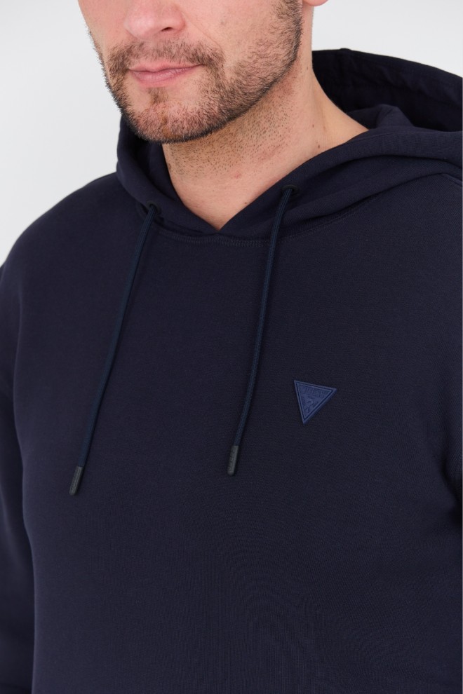 GUESS Navy Blue Aldwin Hooded Sweatshirt