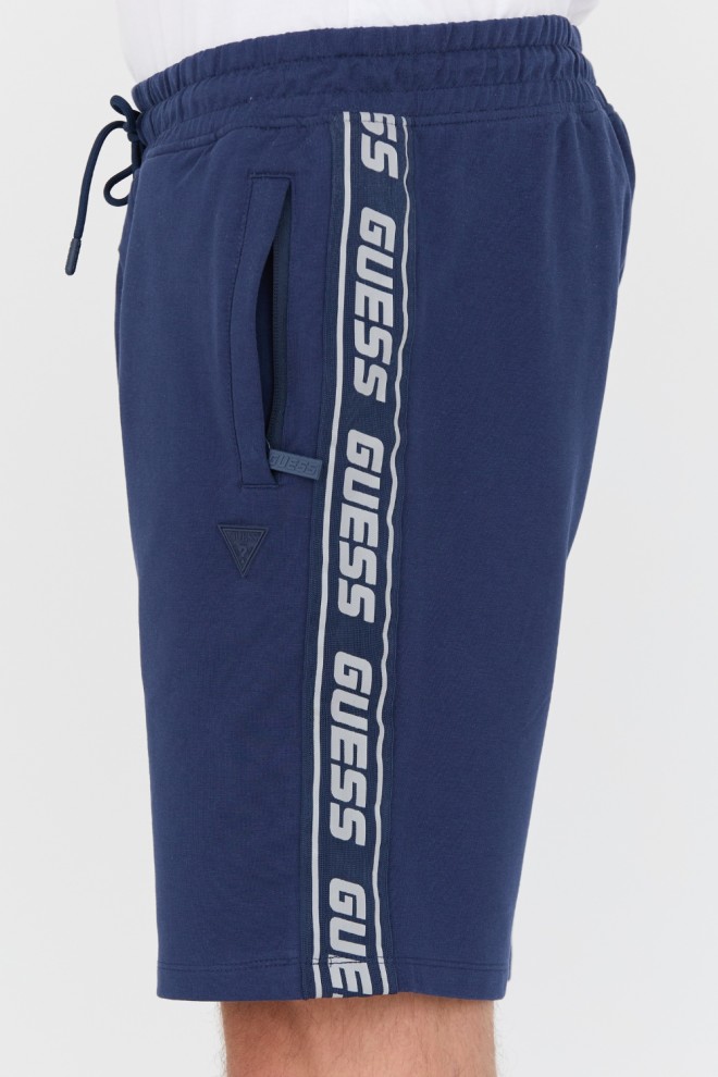 GUESS Pantaloni scurți Arlo albastru marin pentru bărbați