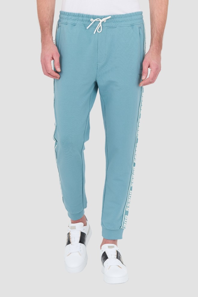 GUESS Turquoise sweatpants New Arlo