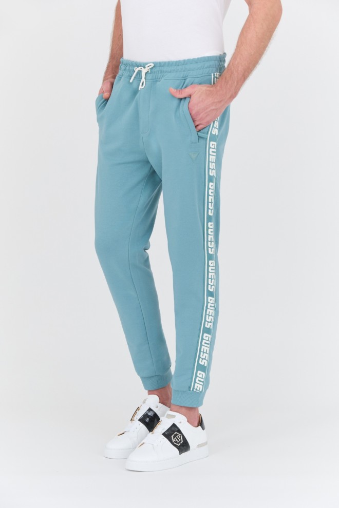 GUESS Turquoise sweatpants New Arlo