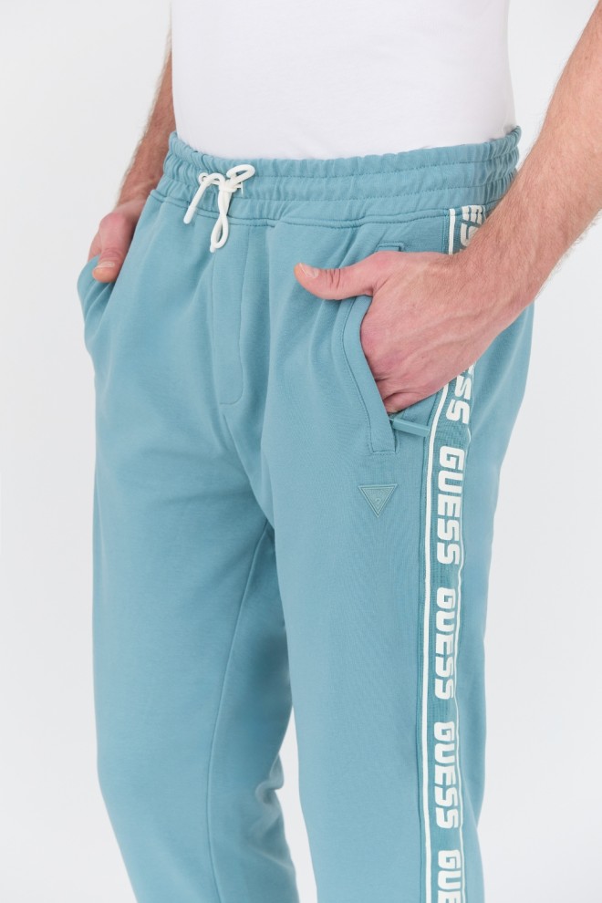 GUESS Turquoise sweatpants New Arlo