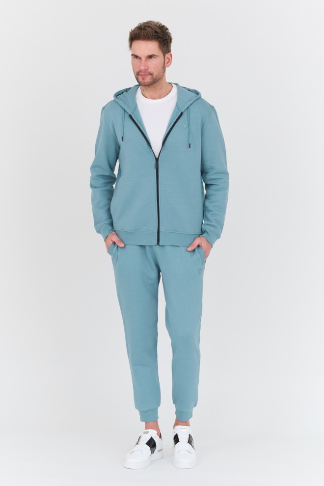 Pantaloni de trening GUESS Turquoise Aldwin pentru bărbați
