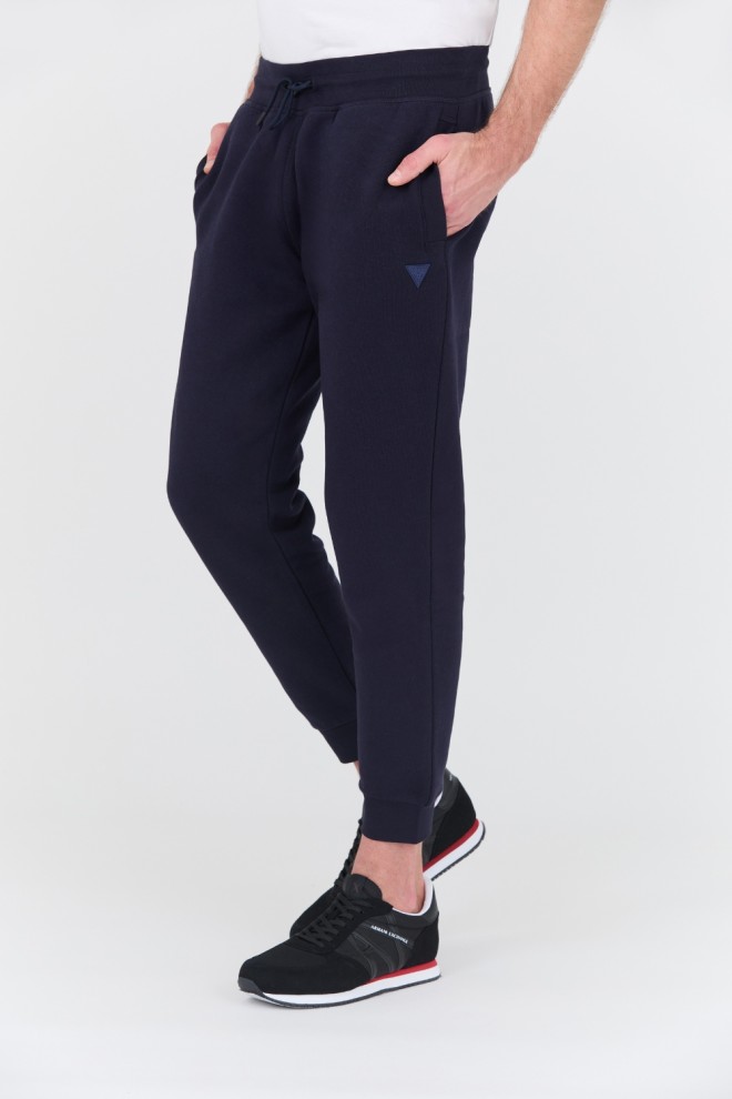 Pantaloni de trening GUESS Aldwin albastru marin pentru bărbați