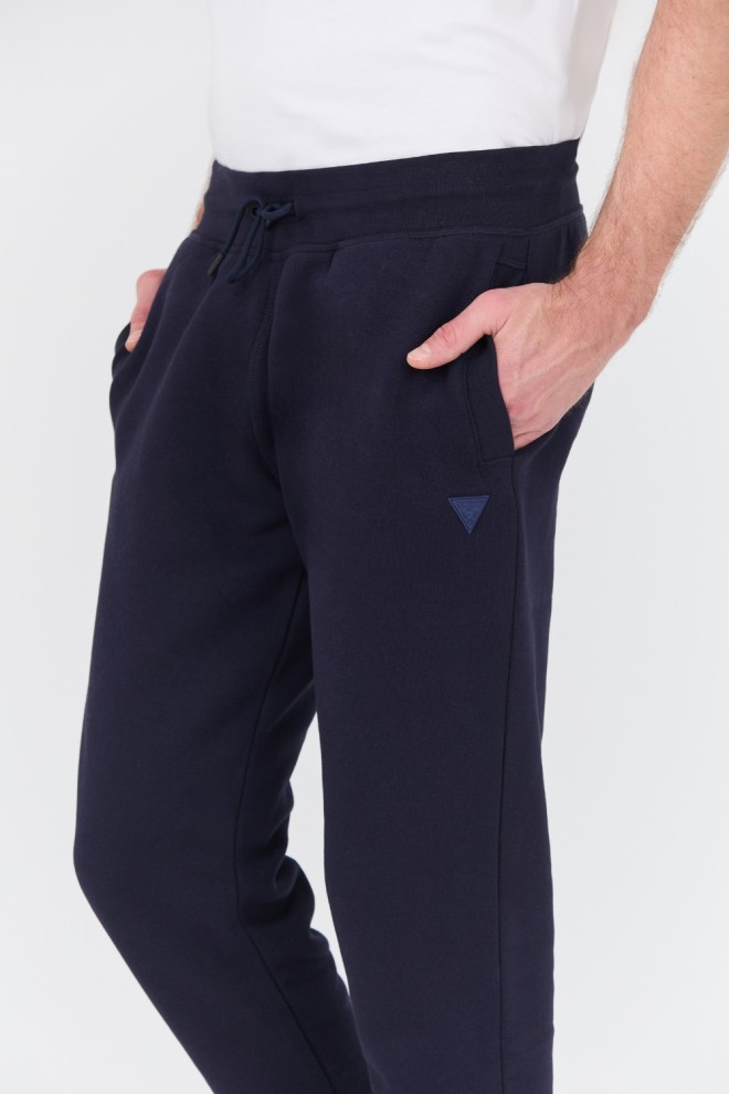 Pantaloni de trening GUESS Aldwin albastru marin pentru bărbați