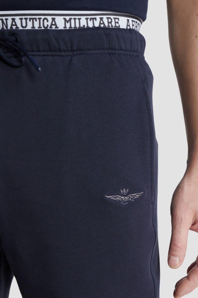 AERONAUTICA MILITARE Navy blue Bermuda shorts