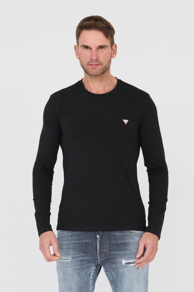 GUESS Black Longsleeve Core Tee