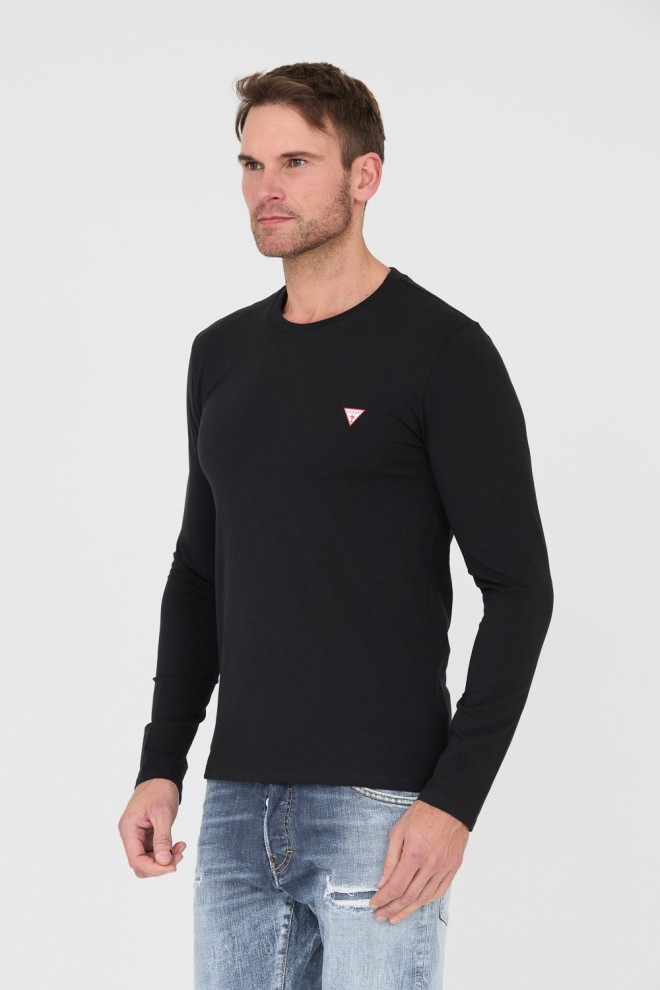 GUESS Black Longsleeve Core Tee