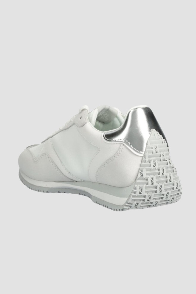 KARL LAGERFELD White Velocette Embro Nft sneakers