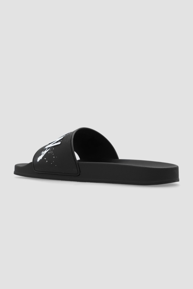 DSQUARED2 Black Slide Sandals Flip Flops