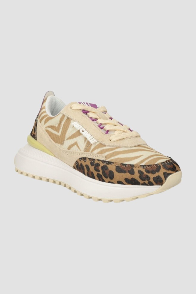 JUST CAVALLI Beige Fondo Karina Dis sneakers