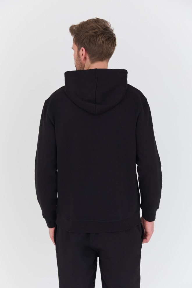 GUESS Black Aldwin Hooded Sweatshirt