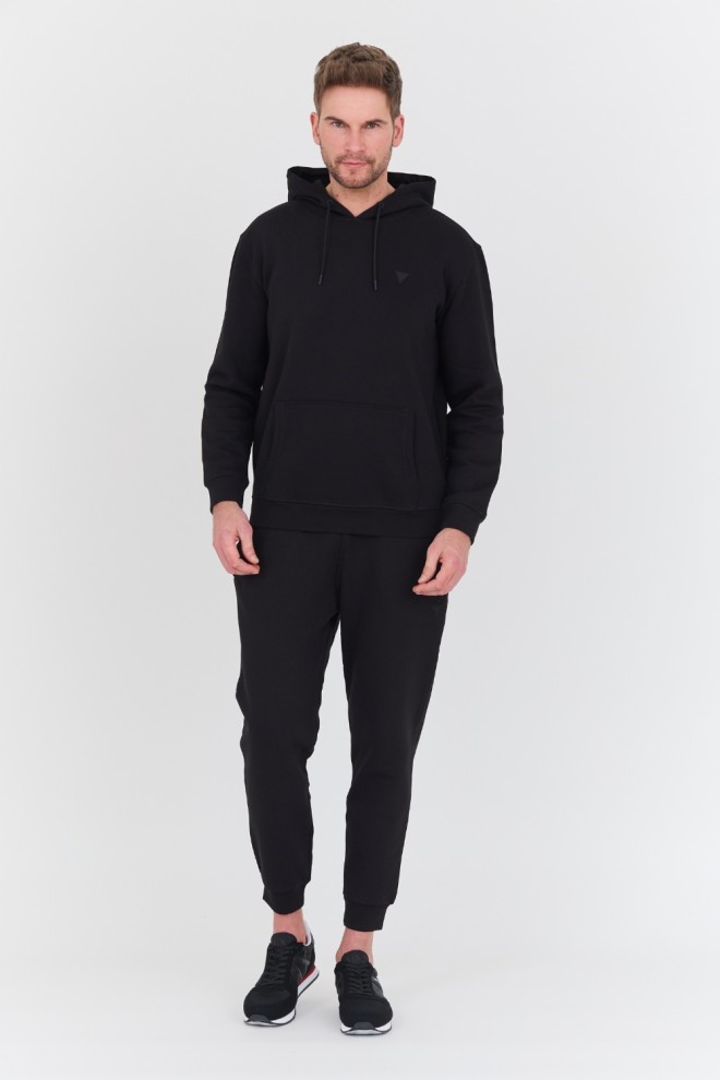 GUESS Black Aldwin Hooded Sweatshirt