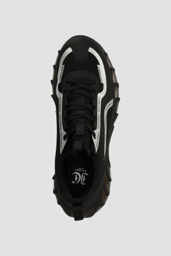 JUST CAVALLI Black Fondo Leto sneakers