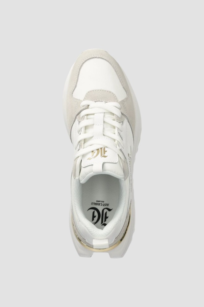 JUST CAVALLI White Fondo Karina sneakers