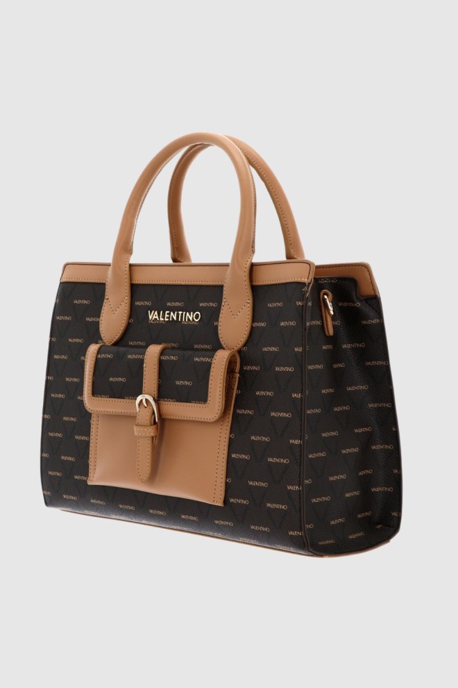 VALENTINO Brown Liuto shopper bag